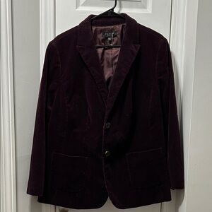 Talbots Deep Burgundy Blazer